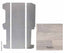 Bodenplatte VW T6/T5 LR 3-tlg.826 mm Trio Style Rechtslenker VW Einstiegsleiste