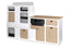 Möbelzeile FlatPack VWT5-6.1 kR LL, weià - Eiche hell