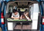 VW Caddy 5 L2, Bett/Klappsitzbank weiÃ/Pearl, CAMP