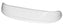SOLER Frontspoiler Weiß für Dachhauben 36-40cm