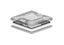 Dachhaube Fiamma 50x50 Vent Crystal, mit Rollo, Rahmen weiss