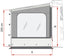 Side W Pro XXL - Seitenteil f.Mark.F45/F80 Anbauhöhe 280-330cm