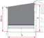 Side Block F45/ F80- Seitenwand f.Mark.F45/F80s Anbauhöhe 220-260cm