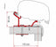 Adapter Markise F65L und F80S für Kit Carthago Malibu 450 cm