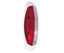 Hella Umrißleuchte rot/weiß, links weiße Grundplatte, 122,2x39,2x28,6mm