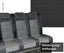 Schlafsitzbank VW T6.1,Trio Style V3000 Gr.10 3-sitzig, Polster Double Grid 2fb.