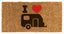 Arisol Kokosmatte 50x25cm - mit Druck "Caravan"