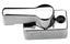 Drehriegel Metall (Vorreiber) - H 11 mm - Chrom