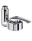 Auftischmischer Twist chrom mit Schalter SB