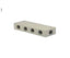 LILIE Wasserverteilblock 6x3/8" weißGELB
