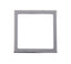 Abdeckrahmen 1-fach 62x62mm, silber chrom, SB-verpackt