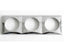 BERKE Berker INTEGRO 3-fach Steckdosenrahmen chrom glanz SB