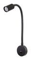 LED-Schwanenhalsleuchten mit flexiblem Arm und Nachtlicht - Armlänge 300 mm