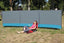 Windschutz Sylt mit 3 Elementen, 500x140 cm, grau