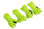 Spannleine grün 3m lang, Ã 3mm, 4 Stück
