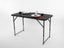 Tisch EASY WOOD 120,HDPE-Platte black 3,3cm, Stahlgestell, höhenverst.