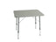 Campingtisch OLE 80x60 mit Stahlgestell,höhenverstellbar, MDF-Platte