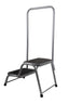 Carbest Doppeltrittstufe mit Handlauf - 640 x 375 x 430 mm