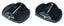 Carbest Stützplatten-Set für Kurbelstützen - Schwarz - 4er Set