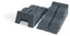 Stufenkeile Level Up Plus grau bis 5t, 2 Stück m.Tasche