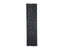 Carbest Chenille-Flauschvorhang - 56 x 205 cm - Schwarz / Grau