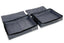 Faltbox HOLIDAY TRAVEL 2er Set,grau-meliert, B60xT45xH13cm, Einlegebod