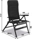 Campingstuhl Travelounger S, dark-grey