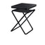 Campinghocker, Tischhocker Pasadena, Camp4, schwarz, belastbar 30kg/100kg
