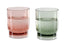 Saft-,Wassergläser OLBIA COLOR 2 St, Materl: SAN ,Farbe:grün u.rot