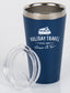 HOLIDAY TRAVEL Vacuumbecher mit Deckel, Edelstahl, 450ml, blau