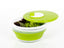 faltbare Salatschleuder, lime/weiÃ, auch Sieb & Schüssel, mit Deckel