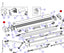 LH+RH Endkappe Gehäuse silber TO 6300