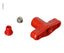 Feststellschraube M5 rot