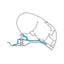 Adapter PR Ducato und Baugleiche für Dachmarkisen - 3,75 m