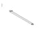LH Rafter Arm Assy 3,5/5,5m für Markise 1200