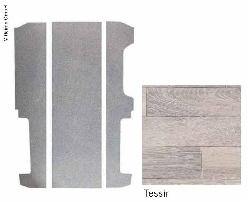 Bodenplatte T5 kR Kombi, 3-teilig, 651mm, Tessin Hauptbild