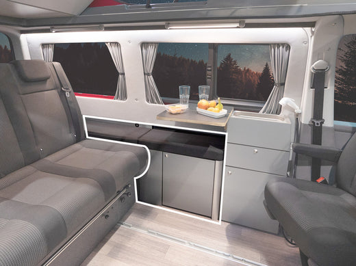 Staubox Bausatz VW T6 / T5 kurzer Radstand - Anthrazit