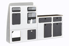 Modulare Fullsize-Möbelzeile zur Selbstmontage – perfekt für VW T5/T6/T6.1 Kurzradstand