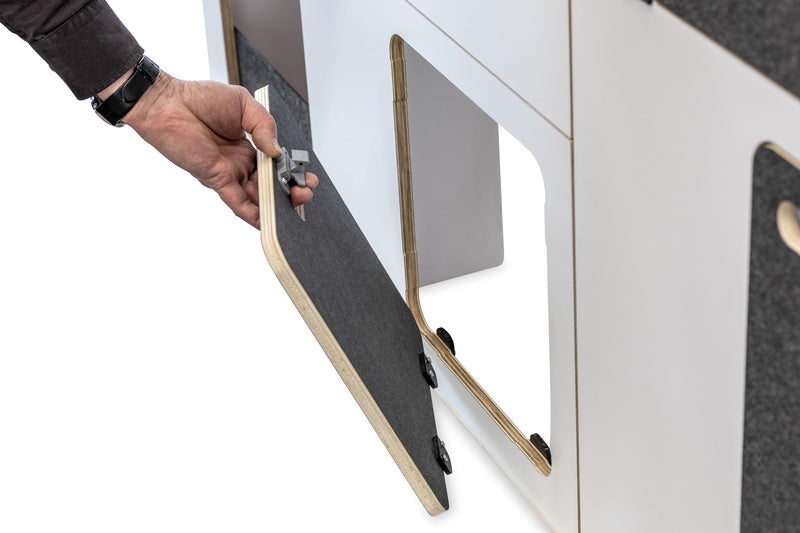 Modulare Fullsize-Möbelzeile zur Selbstmontage – perfekt für VW T5/T6/T6.1 Kurzradstand