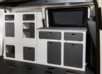 Modulare Fullsize-Möbelzeile zur Selbstmontage – perfekt für VW T5/T6/T6.1 Kurzradstand