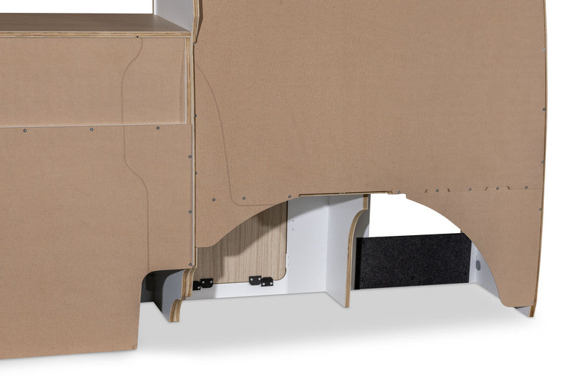 Modulare Fullsize-Möbelzeile zur Selbstmontage – perfekt für VW T5/T6/T6.1 Kurzradstand