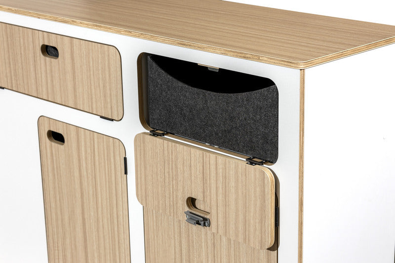 Modulare Fullsize-Möbelzeile zur Selbstmontage – perfekt für VW T5/T6/T6.1 Kurzradstand