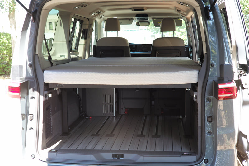 Bett VW T7 Bettsystem mit Lattenrost und Matraze fÃ¼r Freevan