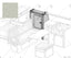 <p>Granitto Schichtstoff Kleiderschrank als Bausatz</p>