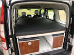 Zusammenschiebbares Bett mit Komfort-Lattenrost 190x123-130 cm