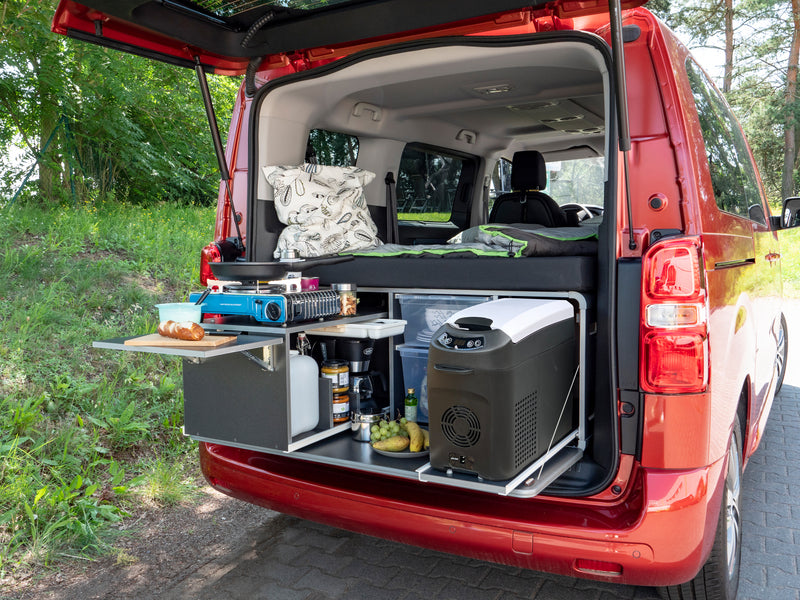 Reimo Campingbox M für VW Caddy ab 2003 und andere Minicamper und Minivans