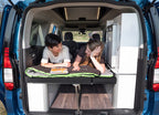 VW Caddy 5 L2, Bett/Klappsitzbank weiÃ/Pearl, CAMP