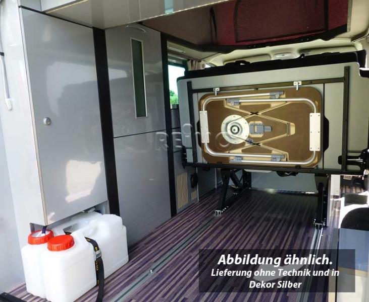 Vormontierte Möbelzeile für Renault Trafic / Opel Vivaro / Fiat Talento / Nissan NV300 ab Bj. 7/2014