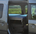 VW Caddy Maxi nachrüstbares Bettsystem 200 x 133 cm mit Polstern + Bezügen
