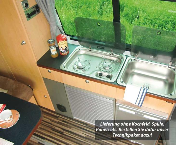 Bausatz ohne Technik, Schrank mit Türen statt Rollo